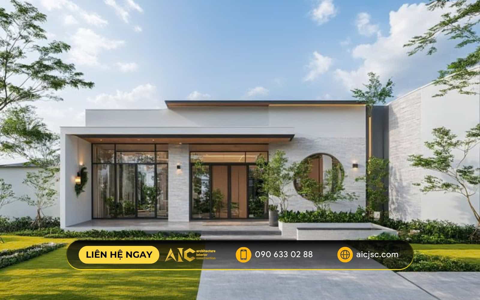 Thi công nhà đẹp ưu tiên thiết kế mở