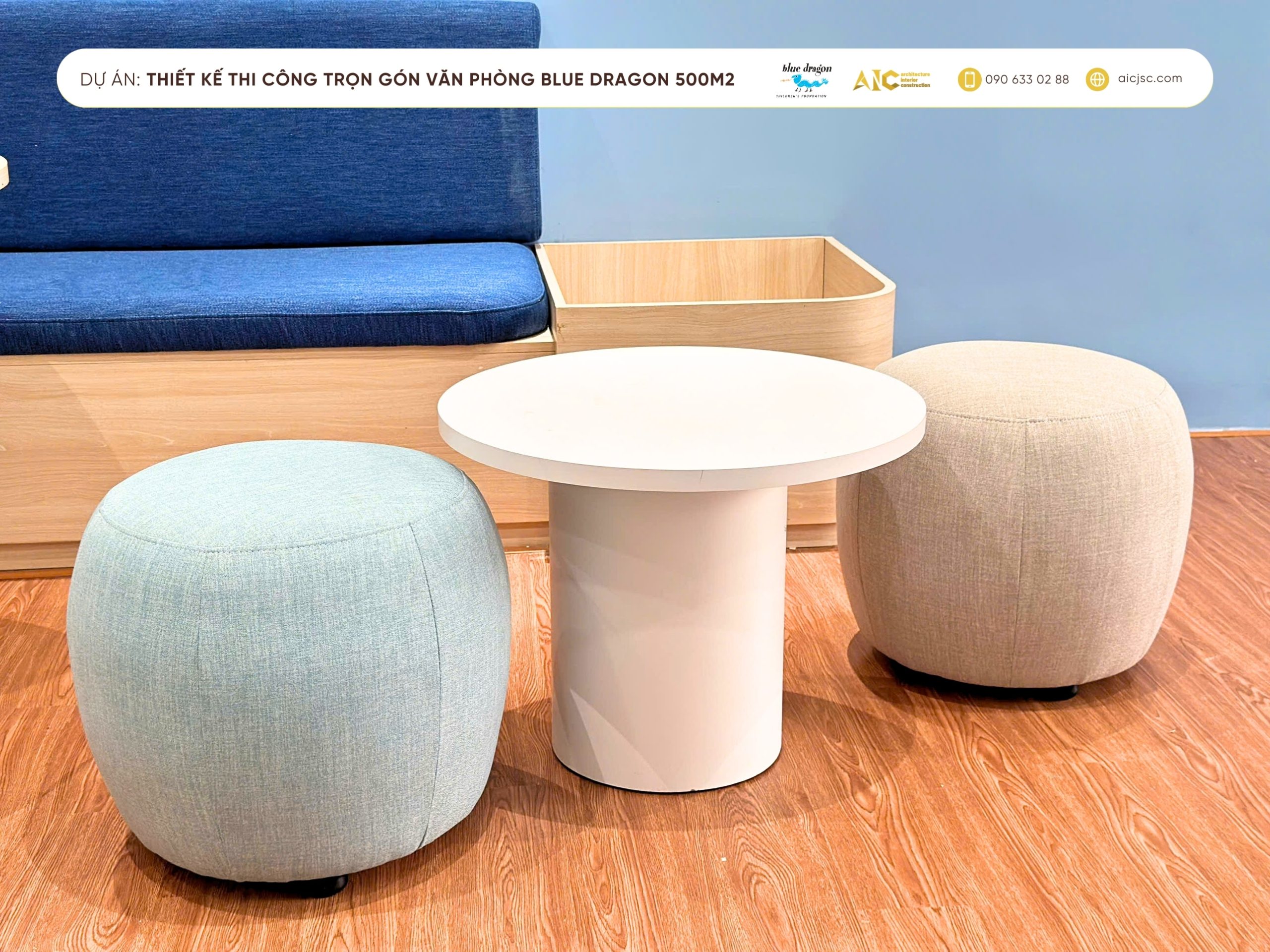 Các chi tiết ghế được đồng bộ màu sắc, công năng cao