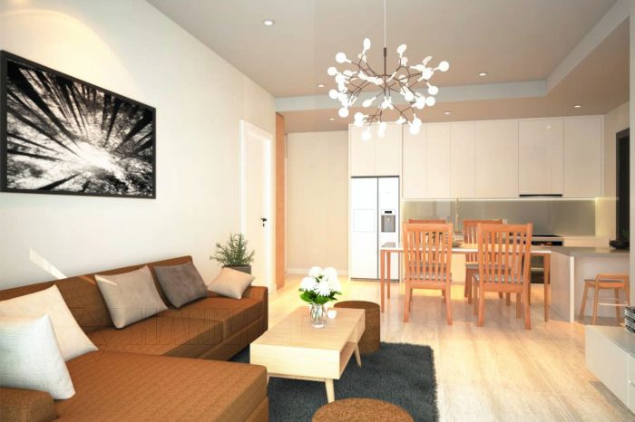 Thiết Kế Nội Thất Căn Hộ 2PN Bahamas B17-04