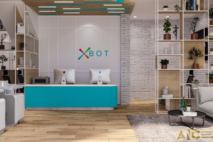thiết kế thi công nội thất văn phòng Xbot - view 7
