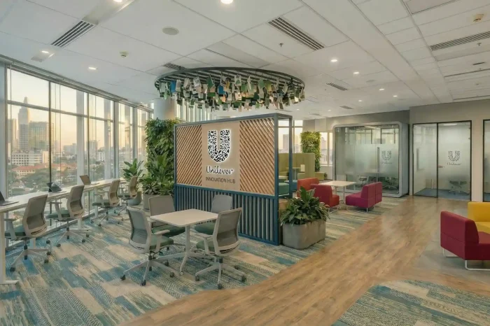 Cover dự án Thiết kế - Thi công văn phòng Unilever do AIC JSC thực hiện