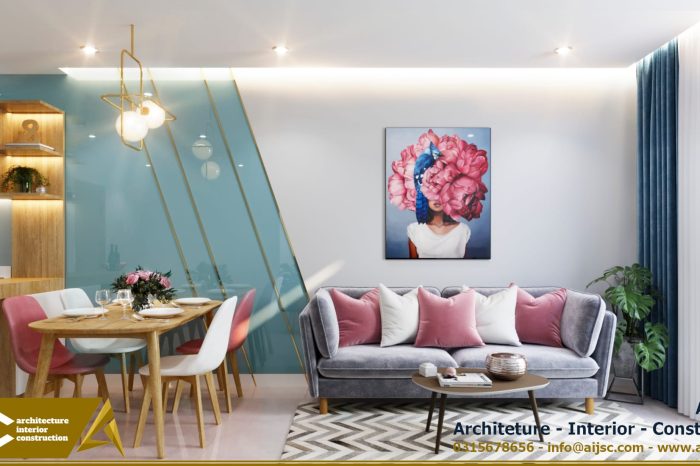 Thiết kế & thi công nội thất căn hộ bé Vy - chung cư Hà Đô