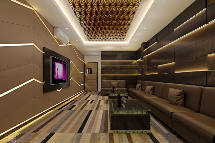 Thiết kế và thi công nội thất phòng karaoke- phòng 5 view 1